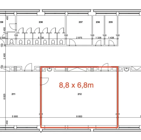 Pronájem skladu, Ostrava, Vratimovská, 57 m2