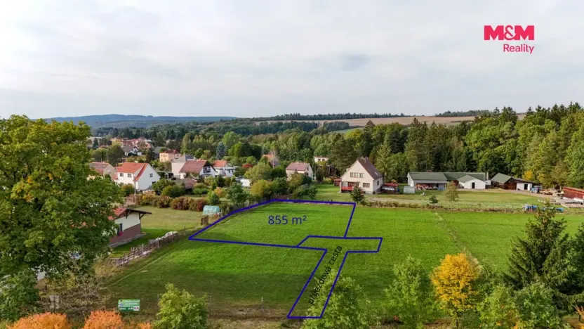 Prodej pozemku pro bydlení, Spálené Poříčí - Lipnice, 855 m2