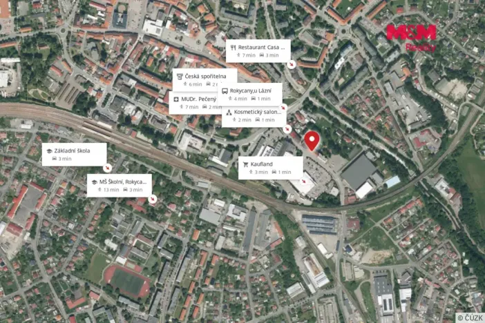 Pronájem bytu 2+1, Rokycany - Nové Město, Josefa Růžičky, 76 m2