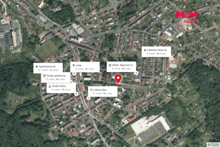 Prodej bytu 1+1, Aš, Vysoká, 36 m2