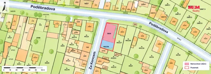 Pronájem bytu 1+kk, Lysá nad Labem, Poděbradova, 24 m2