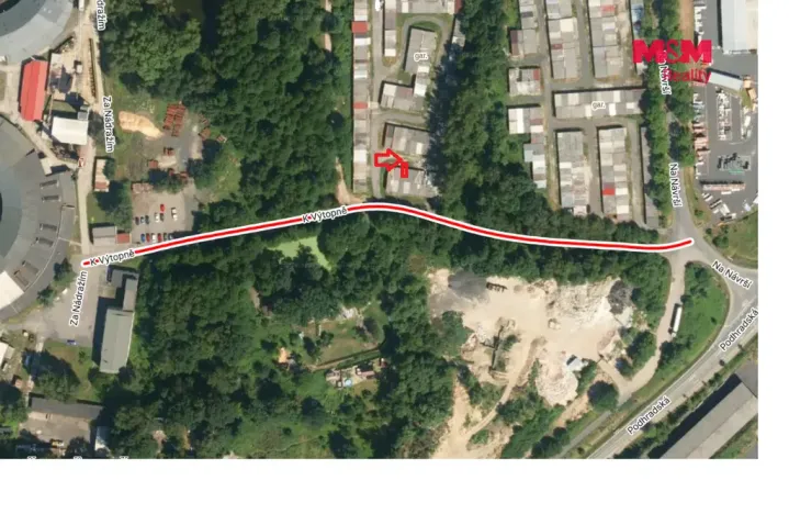 Prodej garáže, Cheb, K Výtopně, 20 m2