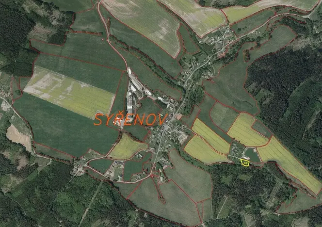 Prodej pozemku, Syřenov, 1443 m2