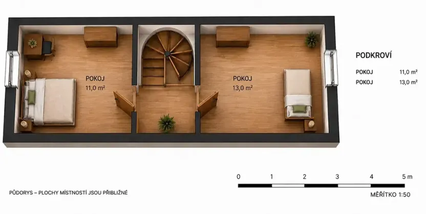 Pronájem rodinného domu, Brno, Míčkova, 80 m2