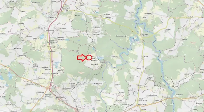 Prodej rybníku, Vráž, 3145 m2