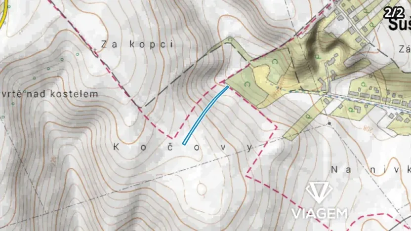 Prodej podílu pole, Jalubí, 458 m2