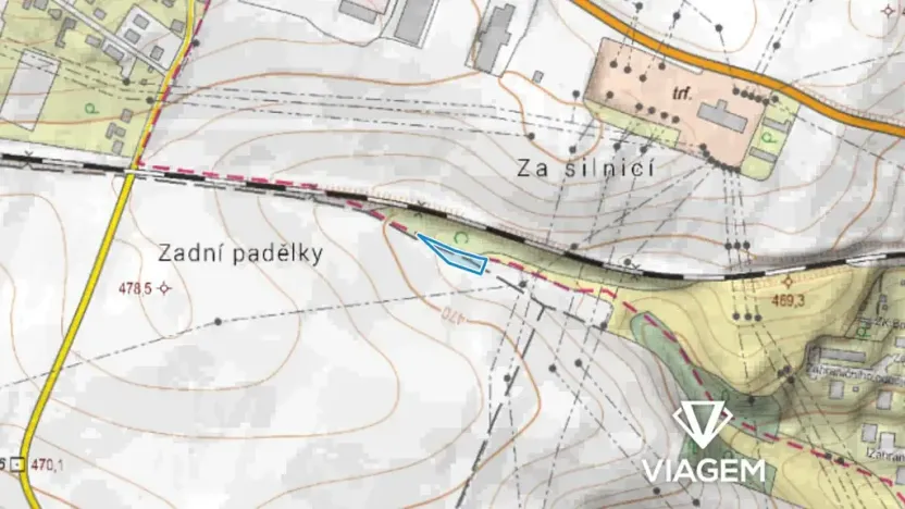 Prodej pole, Stařeč, 1108 m2