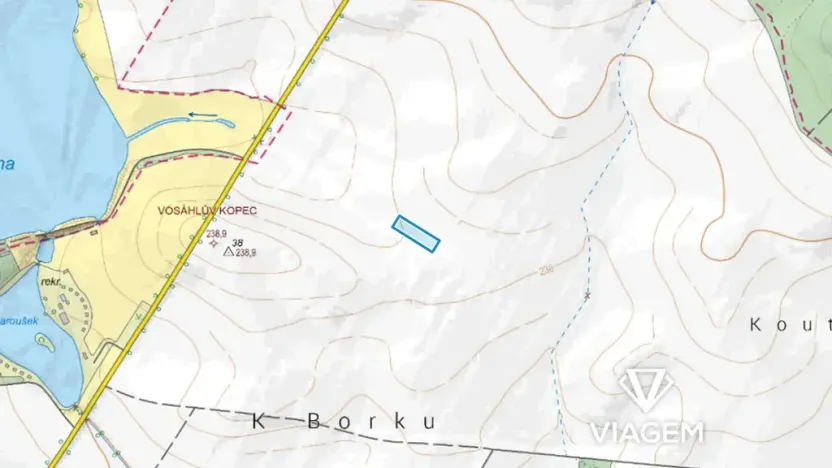 Prodej podílu pole, Lužec nad Cidlinou, 668 m2