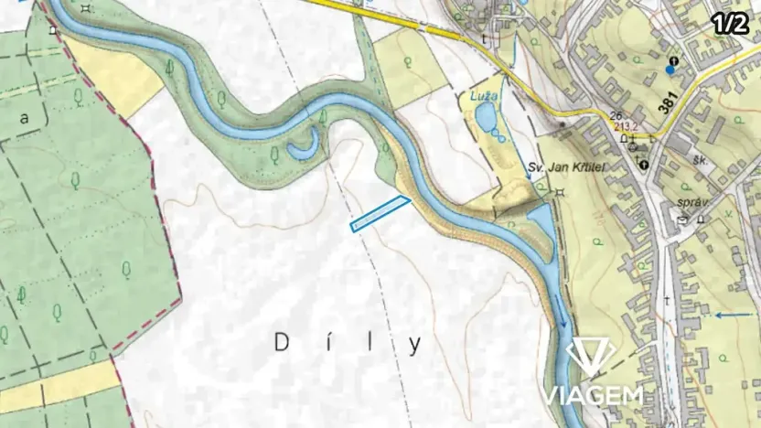 Prodej podílu pole, Přibice, 1131 m2