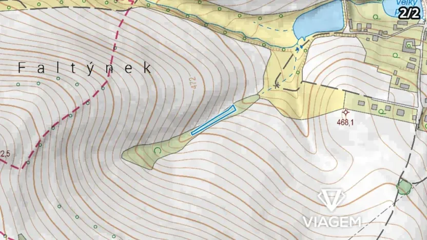 Prodej podílu pole, Veliš, 3155 m2