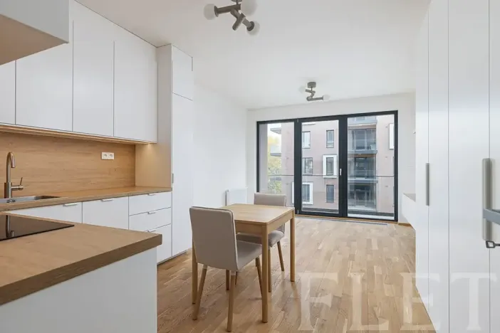 Pronájem bytu 1+kk, Praha - Karlín, Švarcova, 36 m2