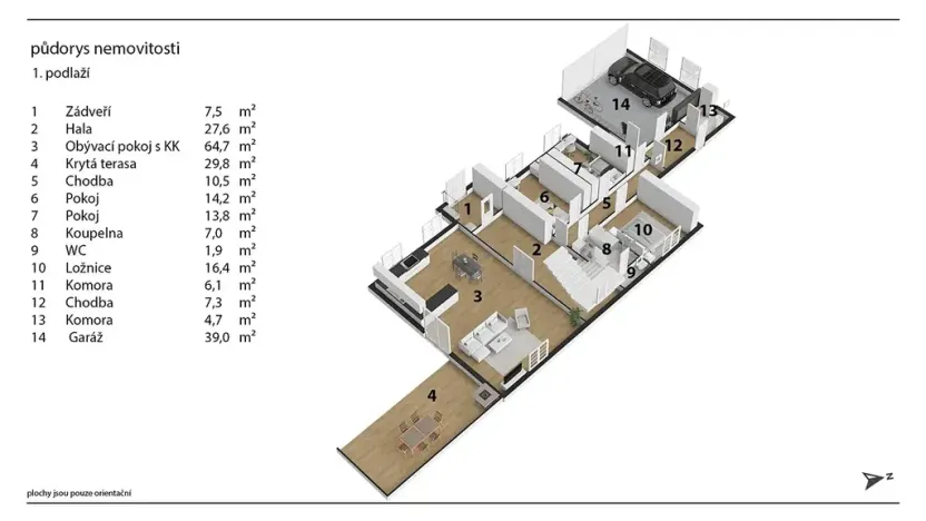 Prodej rodinného domu, Hrochův Týnec, 356 m2