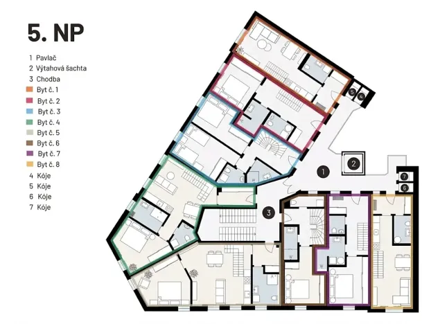 Prodej bytu 3+kk, Praha - Žižkov, Seifertova, 68 m2