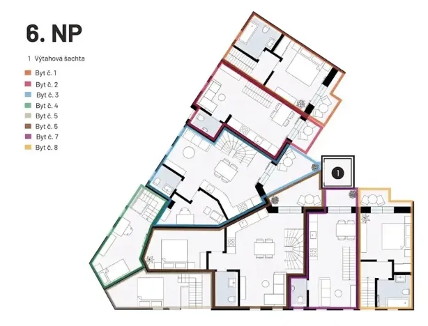 Prodej bytu 3+kk, Praha - Žižkov, Seifertova, 68 m2