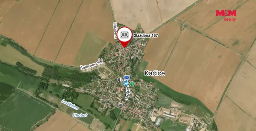 Prodej rodinného domu, Kačice, Dlážděná, 81 m2
