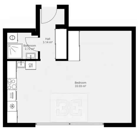 Pronájem bytu 1+kk, Praha - Nové Město, Na výtoni, 41 m2