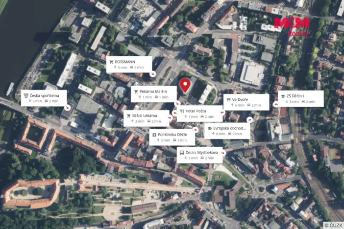 Prodej bytu 1+kk, Děčín - Děčín I-Děčín, Pohraniční, 19 m2