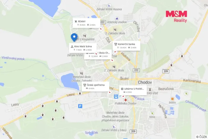 Prodej bytu 3+1, Chodov, U Koupaliště, 65 m2