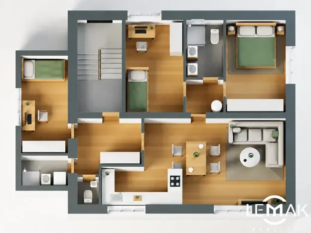 Prodej bytu 4+kk, Náměšť na Hané, Nerudova, 86 m2