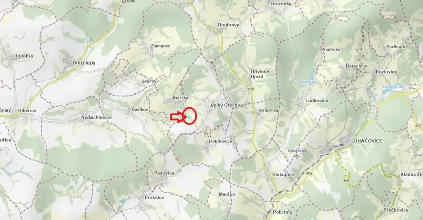 Prodej podílu lesa, Velký Ořechov, 2457 m2