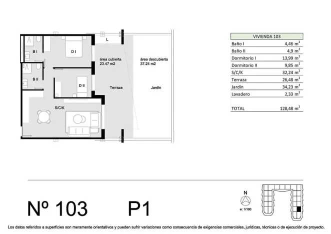 Prodej bytu 3+kk, San Miguel de Salinas, Španělsko, 65 m2