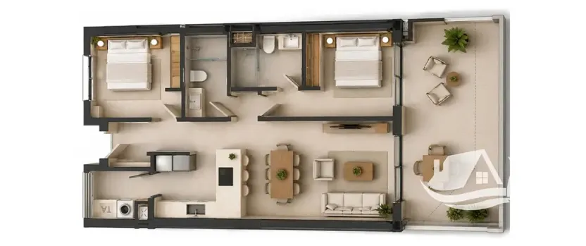 Prodej bytu 3+kk, Capdepera, Španělsko, 82 m2