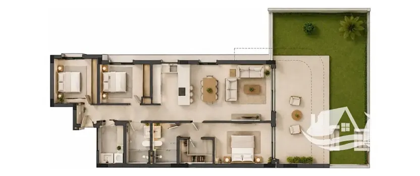 Prodej bytu 4+kk, Capdepera, Španělsko, 114 m2