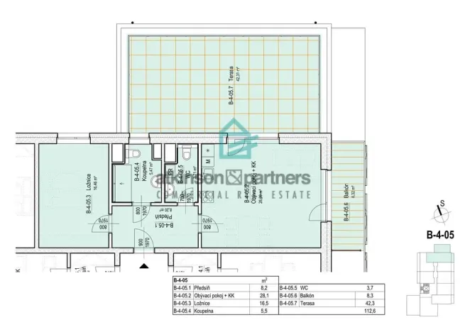 Prodej bytu 2+kk, Hluboká nad Vltavou, Masarykova, 62 m2