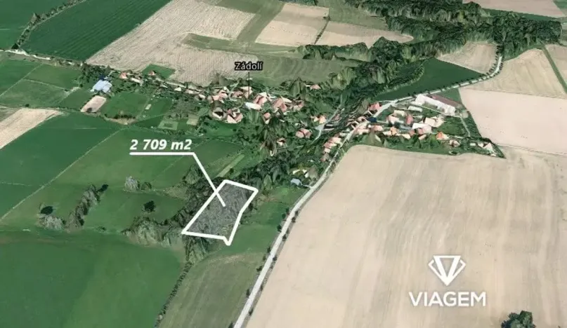 Prodej zahrady, 2709 m², Zádolí, Stříhanov