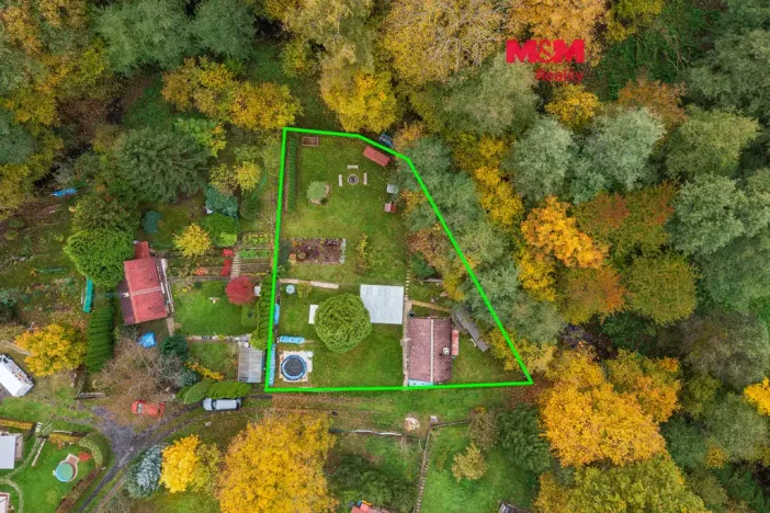 Prodej zahrady, Dobkovice - Prosetín, 619 m2