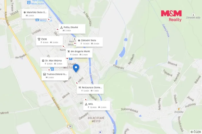 Prodej bytu 1+1, Trutnov - Horní Staré Město, Sněženková, 33 m2