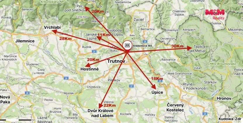 Prodej bytu 1+1, Trutnov - Horní Staré Město, Sněženková, 33 m2