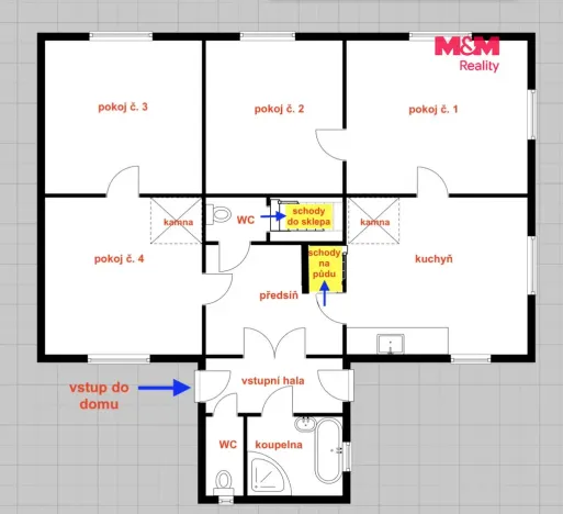 Prodej chalupy, Krásná, 170 m2