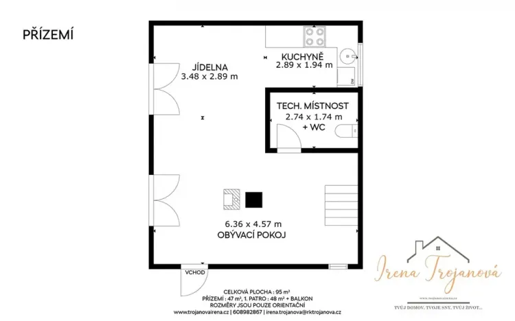 Prodej chaty, Lešany, 85 m2
