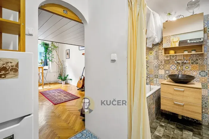 Pronájem bytu 1+kk, Praha - Vinohrady, V Horní Stromce, 22 m2