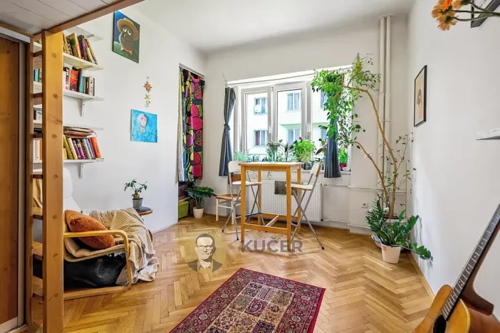 Pronájem bytu 1+kk, Praha - Vinohrady, V Horní Stromce, 22 m2