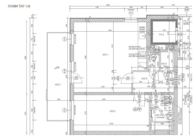 Pronájem bytu 2+kk, Praha - Háje, Loosova, 69 m2