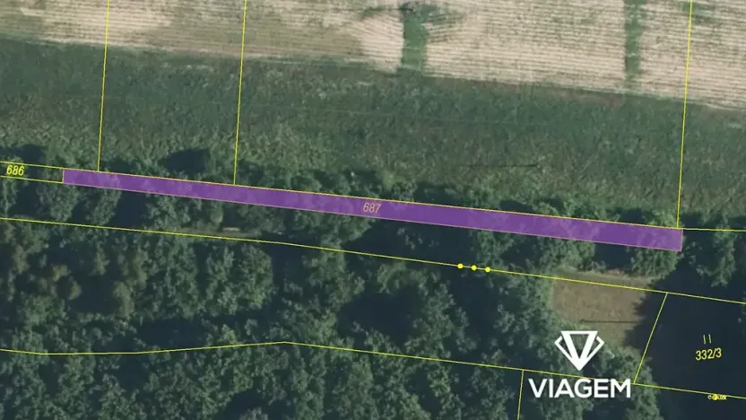 Prodej pole, Nová Telib, 369 m2