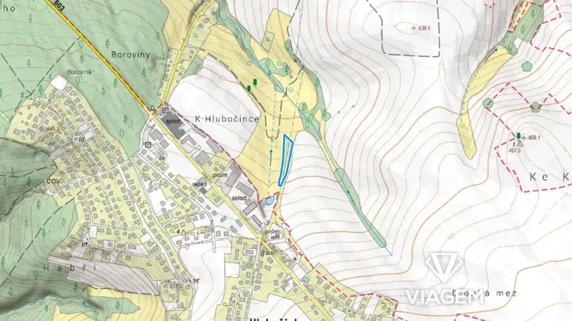 Prodej podílu pole, Radějovice, 866 m2