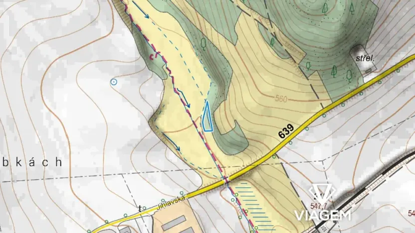 Prodej pole, Dolní Cerekev, 890 m2