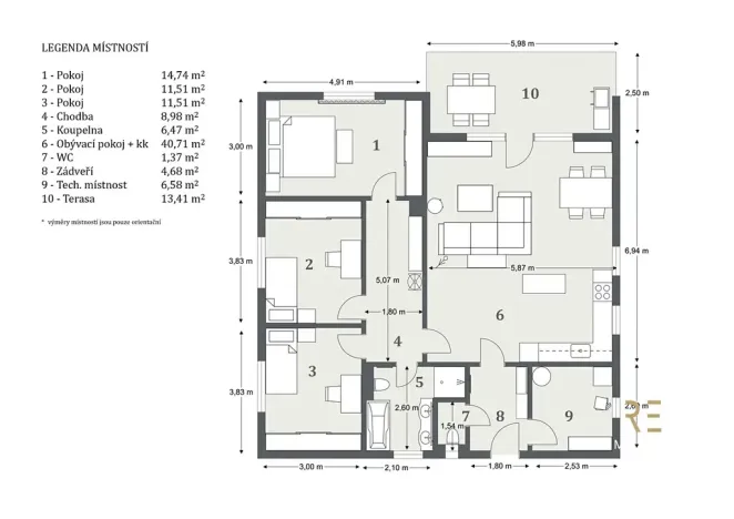 Prodej rodinného domu, Doubravčice, Lázná, 107 m2