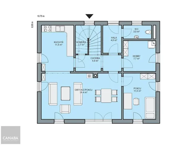 Prodej rodinného domu, Libeř, 161 m2