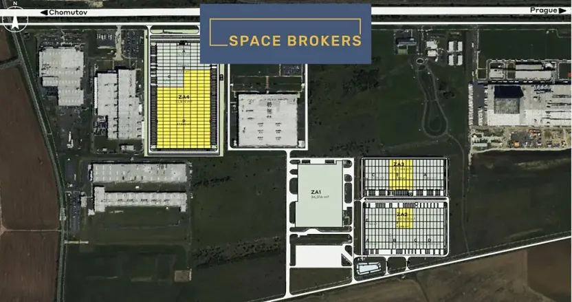 Pronájem skladu, Žatec, 2200 m2